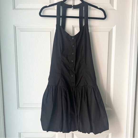 NWT Sincerely Jules Cotton Black Dress - Picture 1 of 3